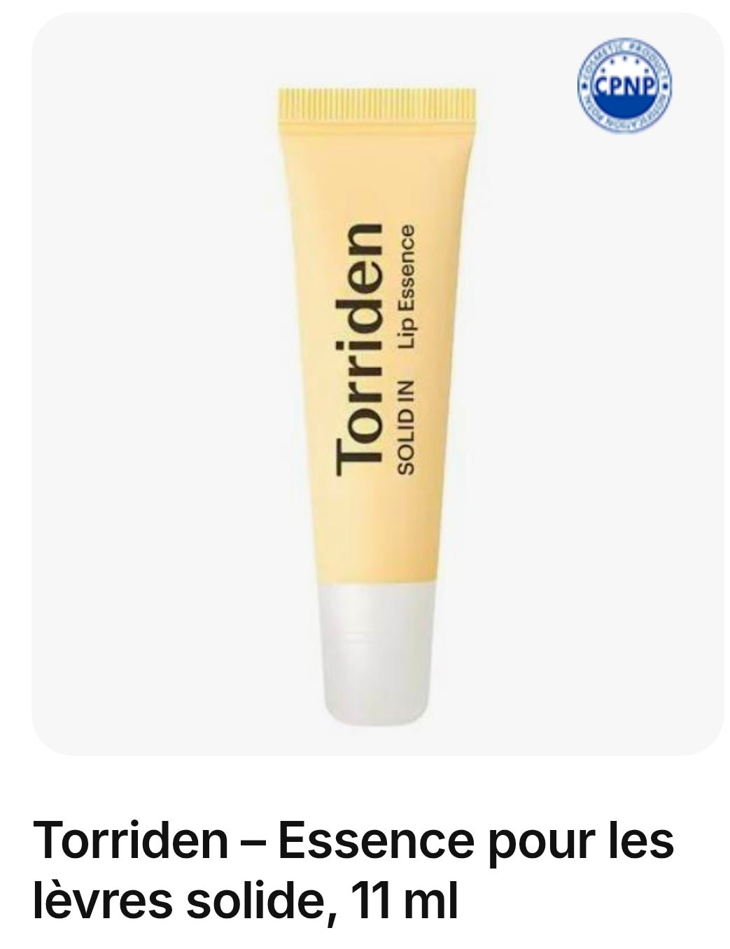 Torriden – Essence pour les lèvres solide, 11 ml