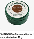 SKINFOOD – Baume à lèvres avocat et olive, 12 g