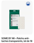 SOME BY MI – Patchs anti-taches transparents, lot de 18