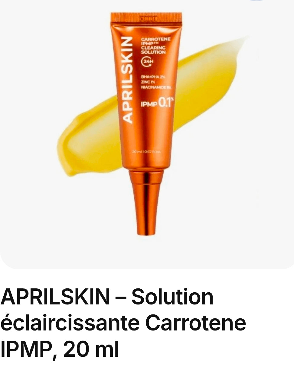 Aprilskin- Solution éclaircissante Carrotene IPMP