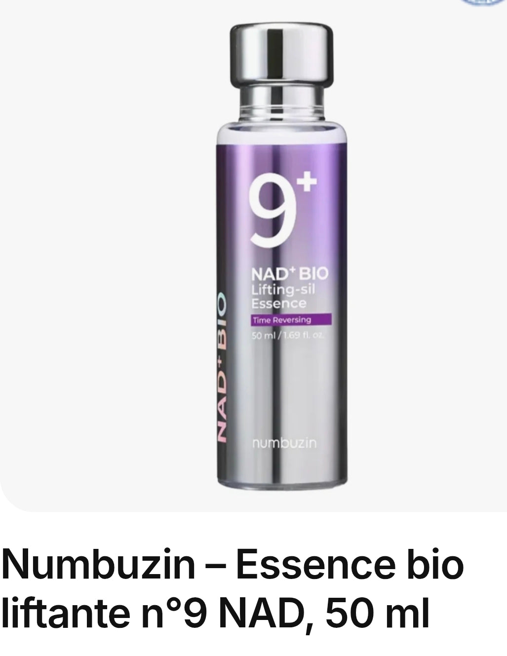 Numbuzin – Essence bio liftante n°9 NAD, 50 ml